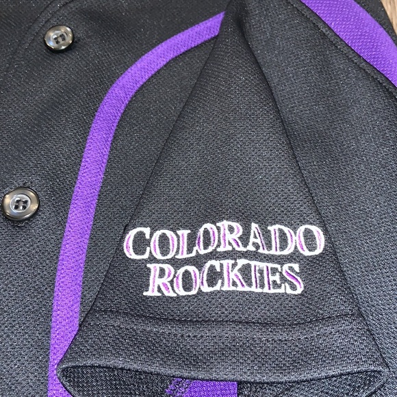 Majestic Youth Size Medium Colorado Rockies Baseball MLB Jersey - Picture 3 of 5